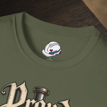 Proud To Be A Plumber Boy Skeletal Pipework Men's T-Shirt