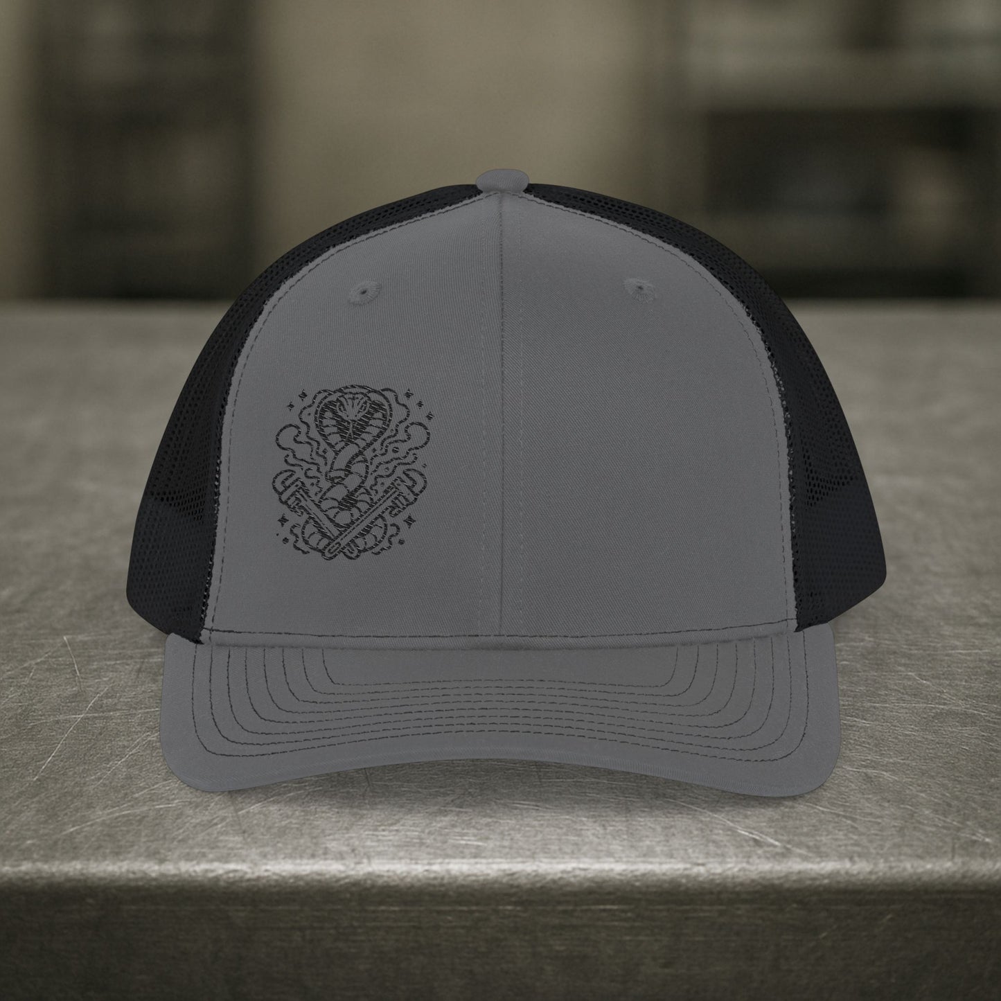Cobra With Crossed Pipe Wrenches Hat, Pipefitter Hat