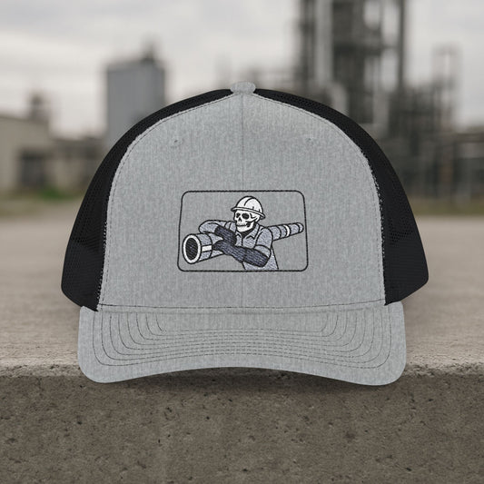 Insulator Pipe Work hat, Insulator Embroidered Skeleton cap