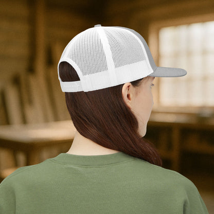 Roofer Break Time Hat, Roofing Skeleton Trade Cap