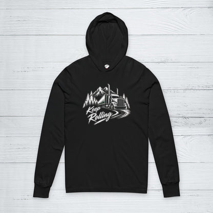 Keep Rolling Sweater, Trucker Pullover