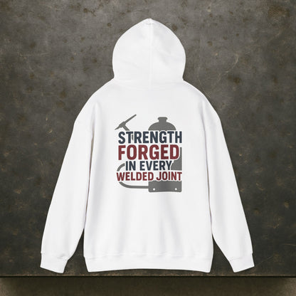“Strength Forged in Every Welded Joint” Hoodie, Boilermaker Sweater