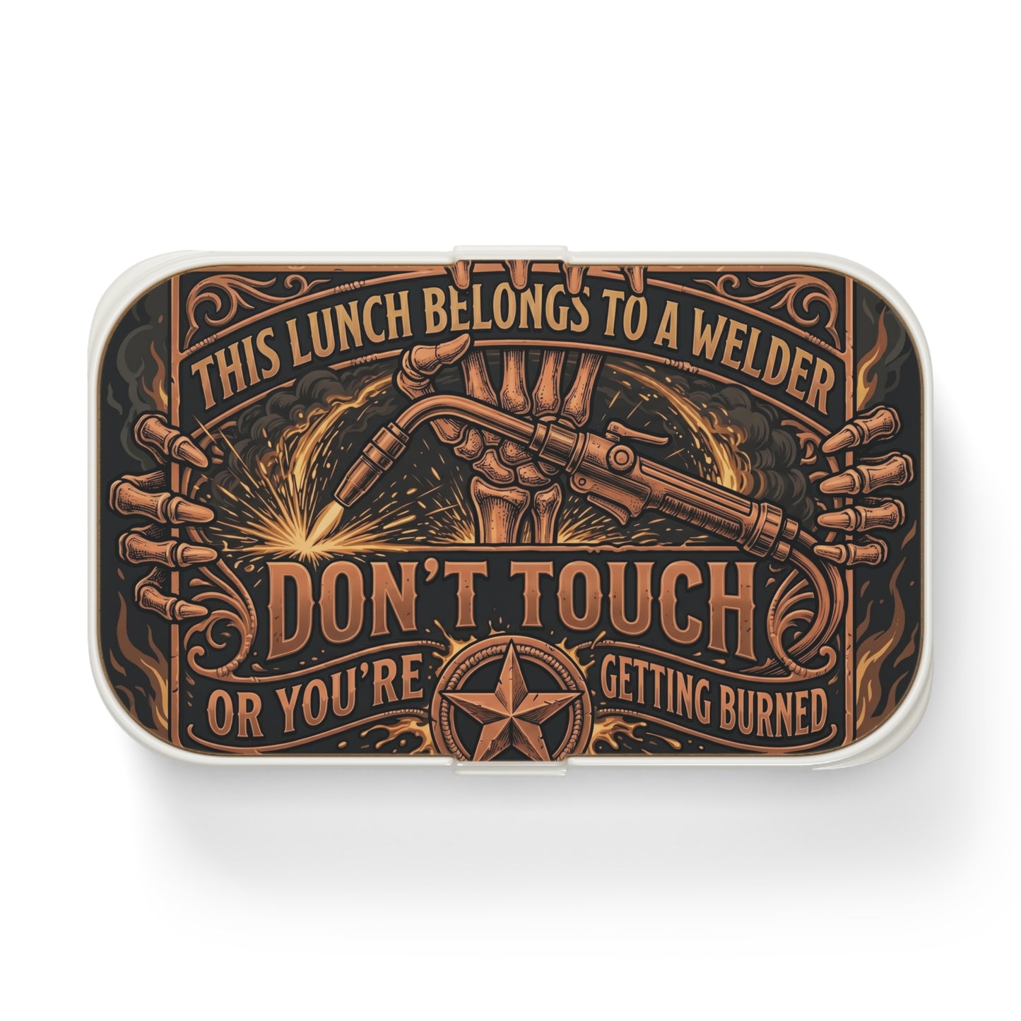 Welder's Lunch: Don't Touch' Lunch Box, Welder Funny Food Storage