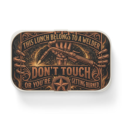 Welder's Lunch: Don't Touch' Lunch Box, Welder Funny Food Storage