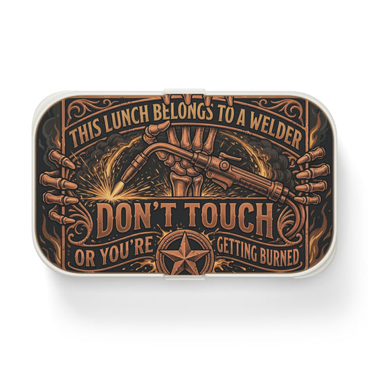 Welder's Lunch: Don't Touch' Lunch Box, Welder Funny Food Storage