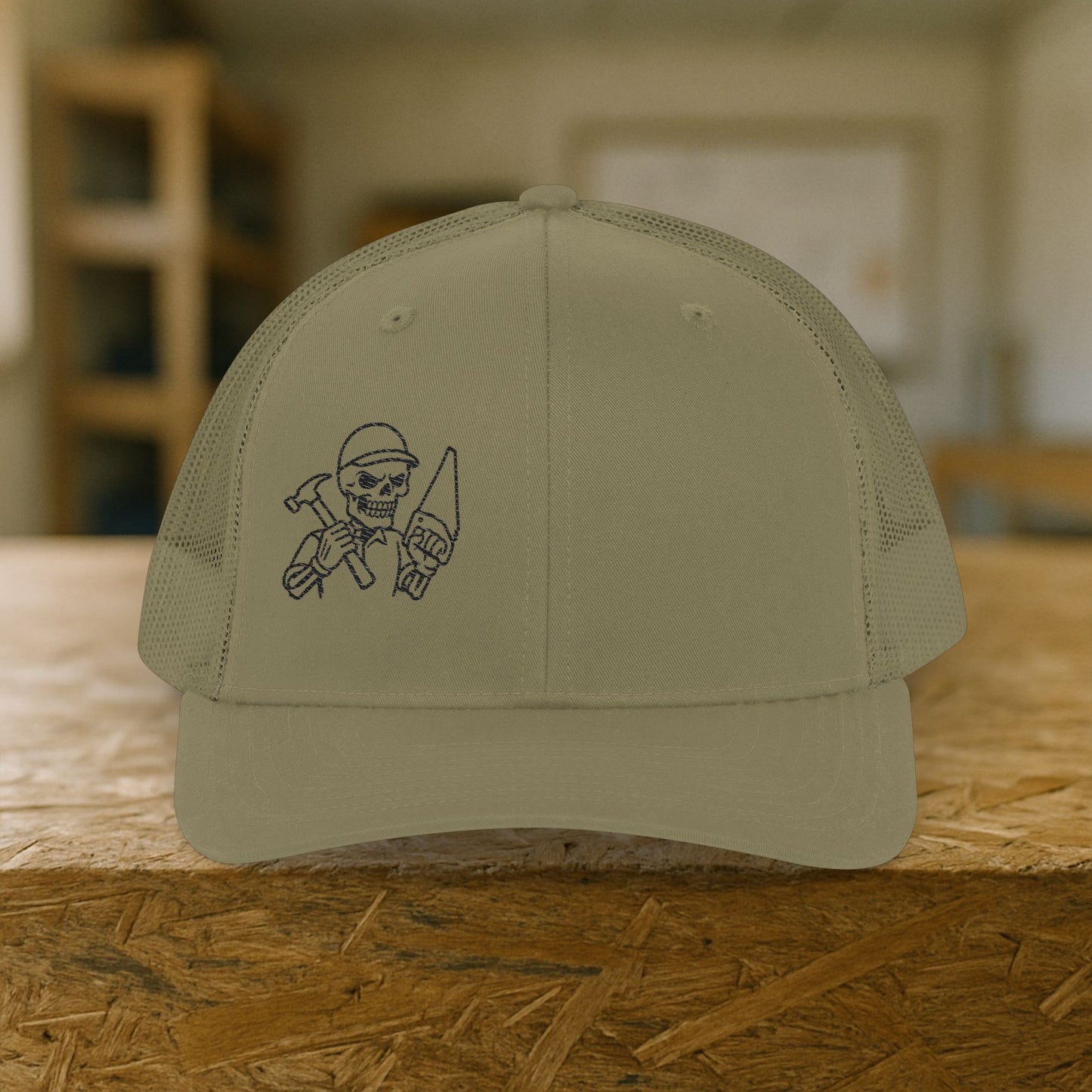Carpenter Workwear hat, Carpenter skeleton cap