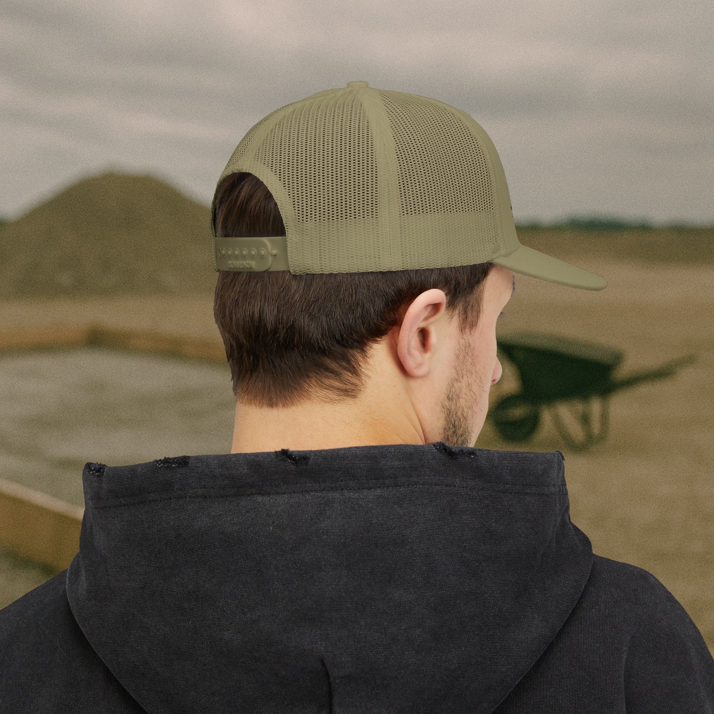 Labourer Embroidered Grit Visual hat, Laborer cap