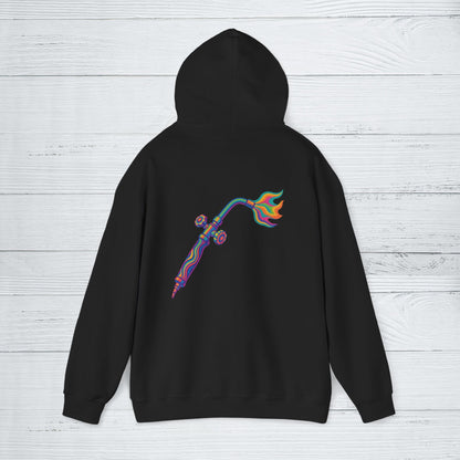 Psychedelic Torch Hoodie, Welder Sweater
