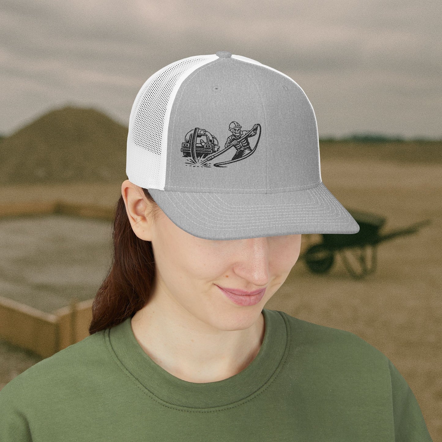 Swamper Embroidered Skeleton hat, Swamping cap