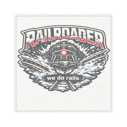Railroader Sticker, We Do Rails Hardhat Sticker