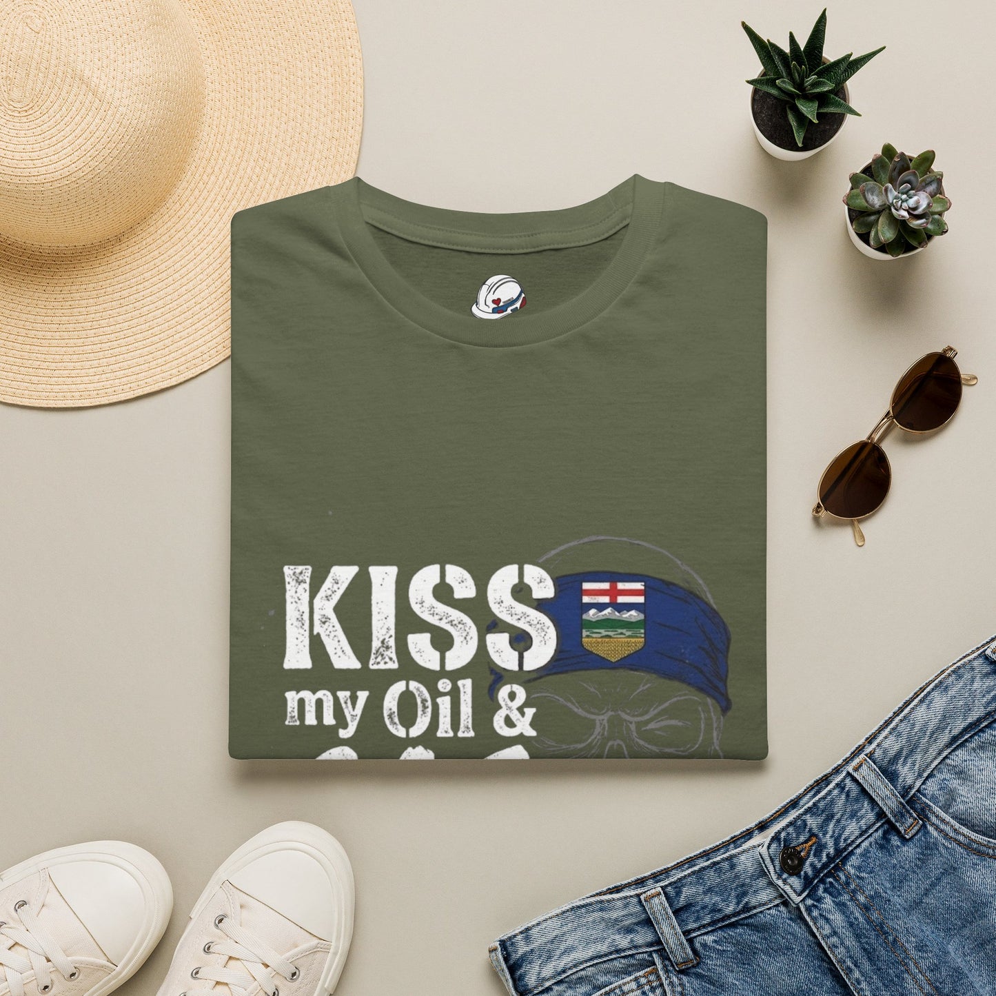 “Kiss My Oil & Gas Ass” Sweater, Oil & Gas Funny T-shirt
