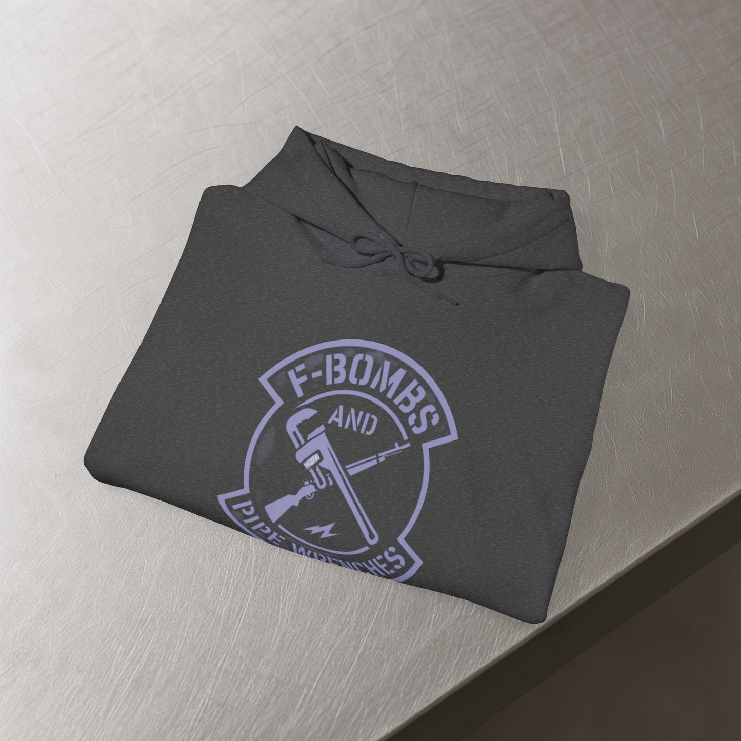 'F-Bombs and Pipe Wrenches' Hoodie, Motivational Sweater