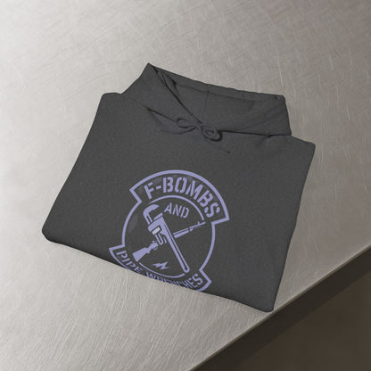 'F-Bombs and Pipe Wrenches' Hoodie, Motivational Sweater
