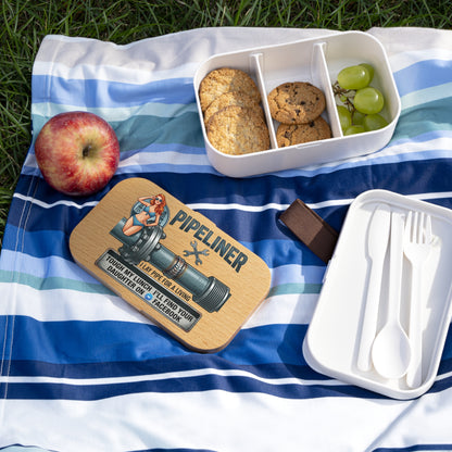 'I Lay Pipe For A Living' Lunch Box, Pipeliner Funny Food Storage