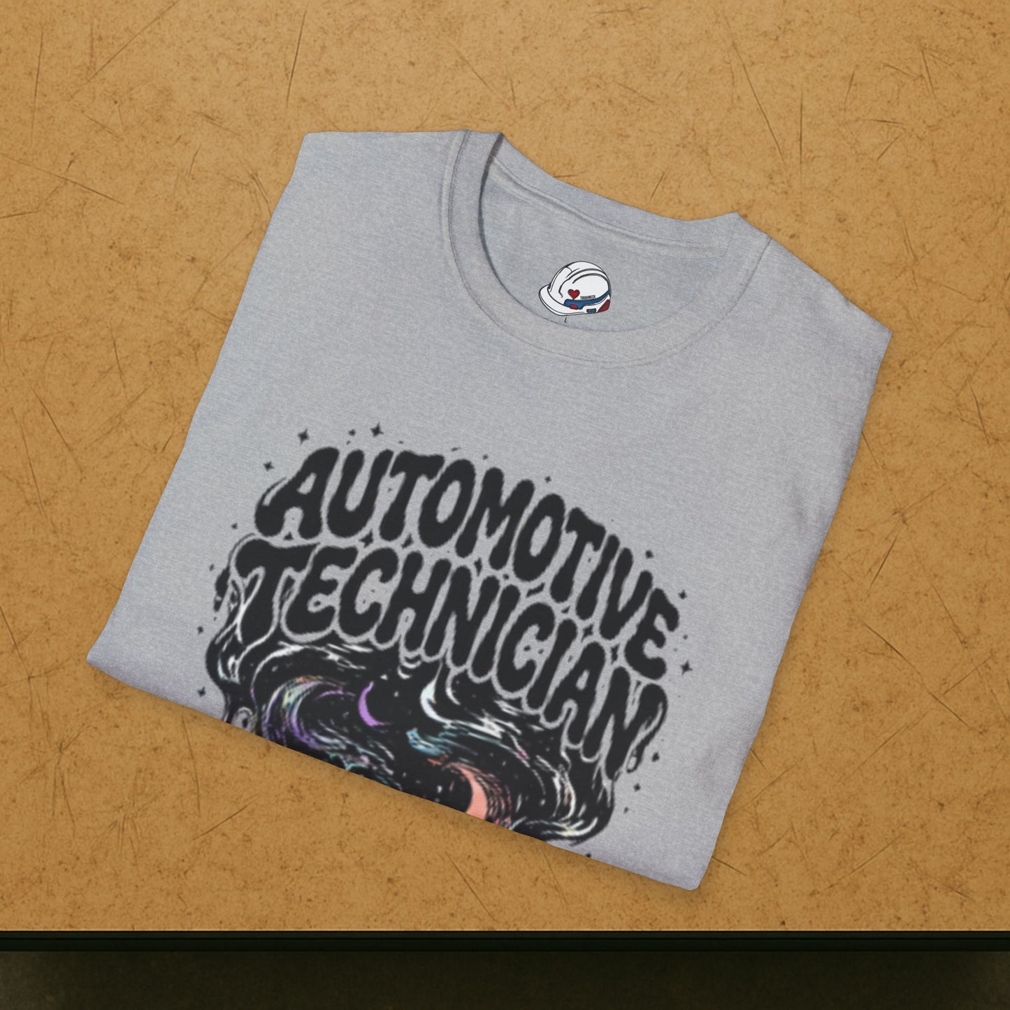 Automotive Technician T-Shirt, Mechanic Cosmic T-Shirt