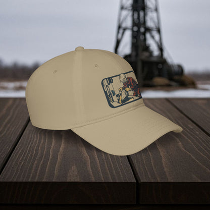 Skeleton Derrickhand Rig Work hat, Derrickhand cap