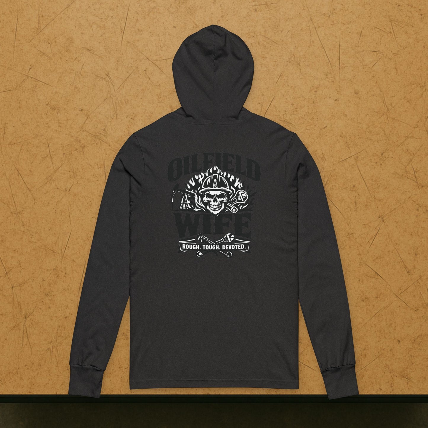 “OILFIELD WIFE” Spouse Hoodie, Oil Field Wife Pride Pullover