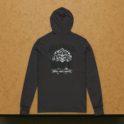 “OILFIELD WIFE” Spouse Hoodie, Oil Field Wife Pride Pullover