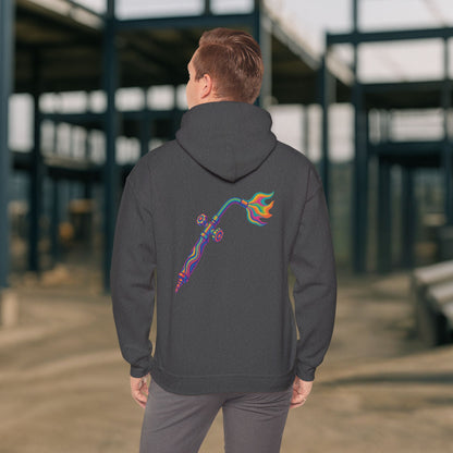 Psychedelic Torch Hoodie, Welder Sweater