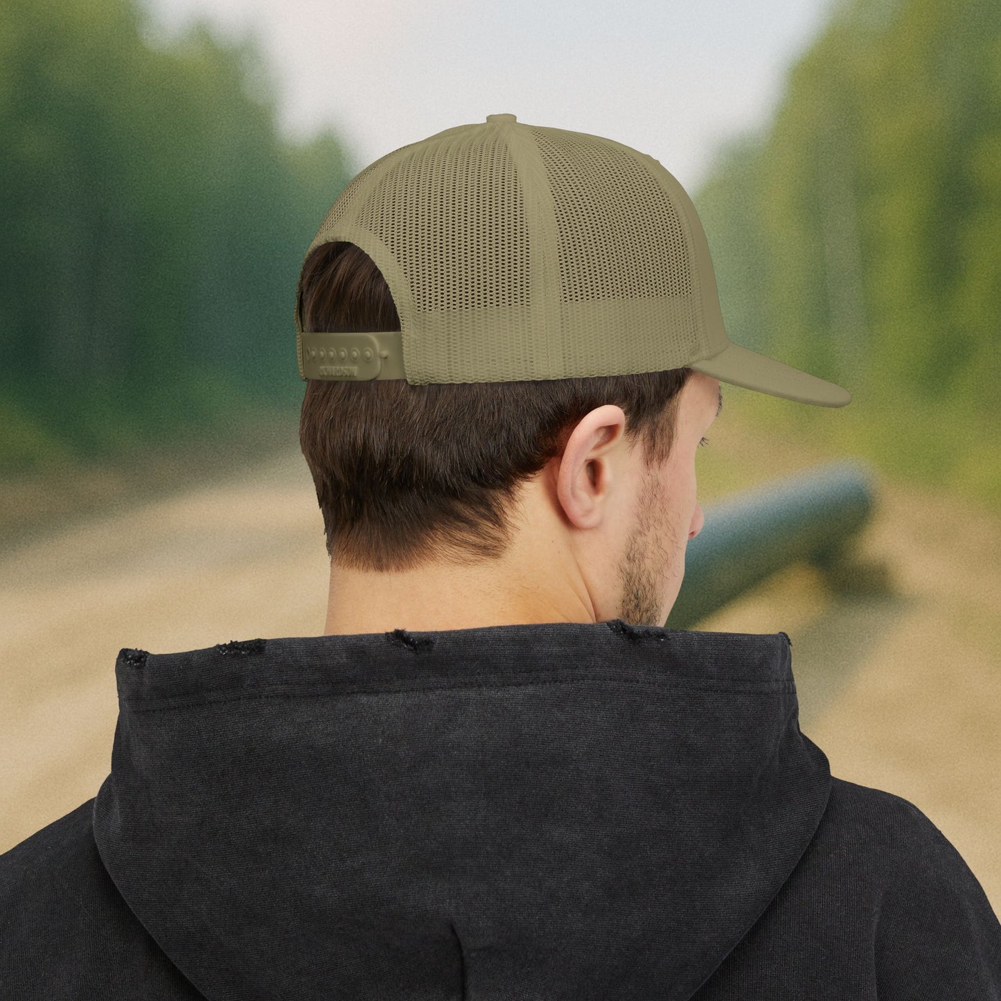 Pipeliner Embroidered Hat, Pipeline Skeleton Cap