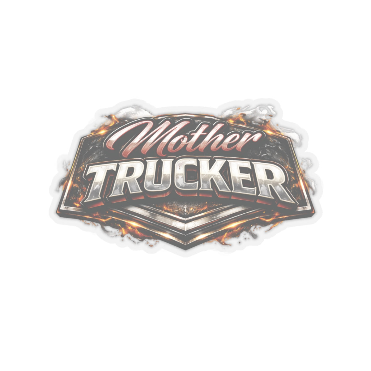 Mother Trucker Sticker, Truck Driver Hardhat Stickers