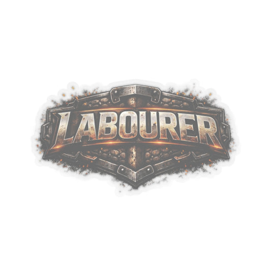 Labourer Sticker, Laborer Hardhat Stickers