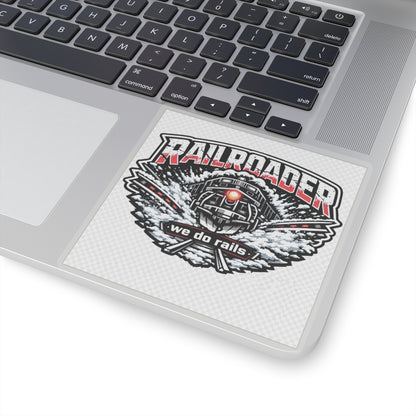 Railroader Sticker, We Do Rails Hardhat Sticker
