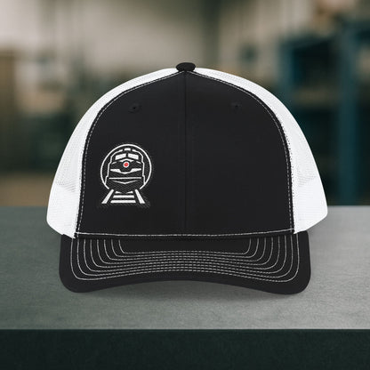 Embroidered Railroad Engine Hat, Railroader Cap