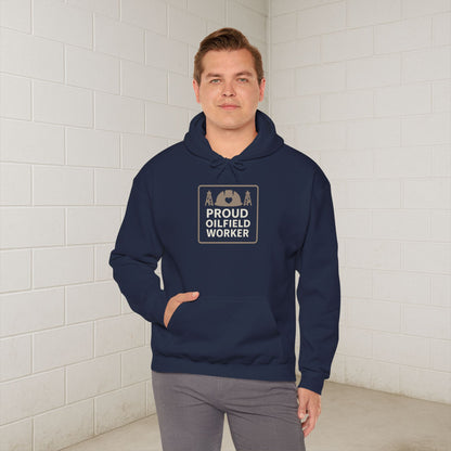 'Proud Oilfield Worker' Hoodie, Motivational Sweater