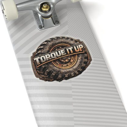 Torque It Up Sticker, Heavy Duty Mechanic Hardhat Stickers