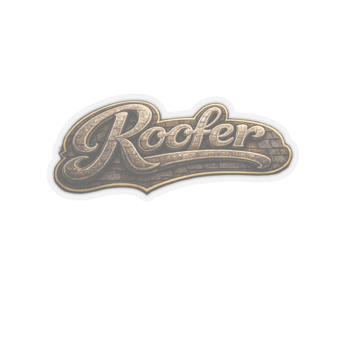 Roofer Sticker, Roofer Hardhat Stickers