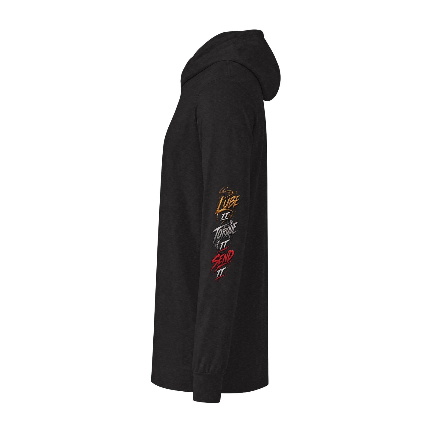 Lube It Torque It Send It Sweater, Automotive Shop Motivational Hoodie