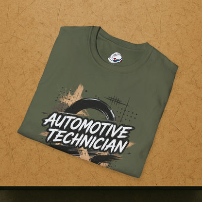 Automotive Technician T-Shirt, Distressed Auto Mechanic T-Shirt