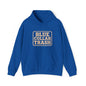 'Blue Collar Trash' Men's Hoodie, Motivational Sweater