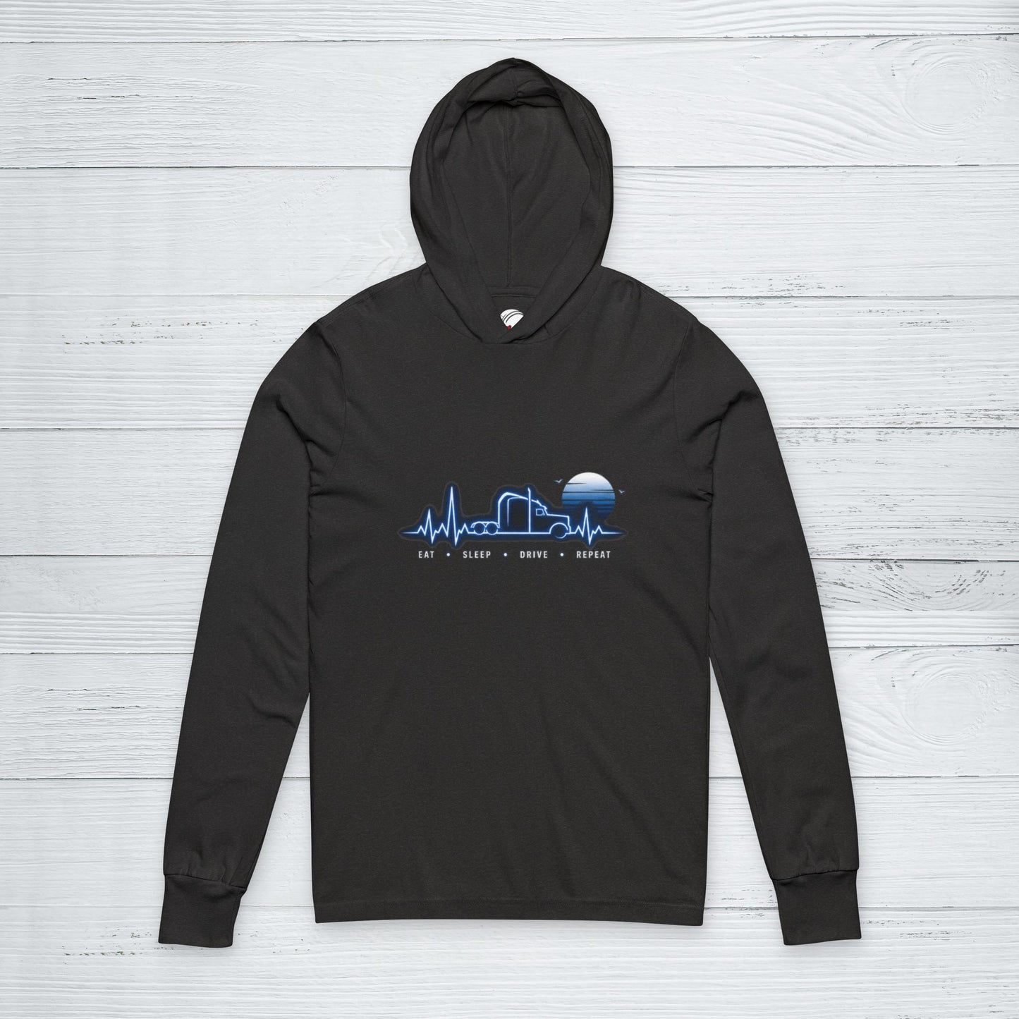Eat Sleep Drive Repeat Sweater, Trucker Pullover
