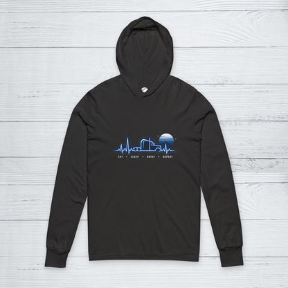 Eat Sleep Drive Repeat Sweater, Trucker Pullover