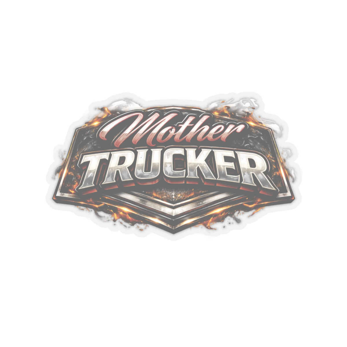 Mother Trucker Sticker, Truck Driver Hardhat Stickers