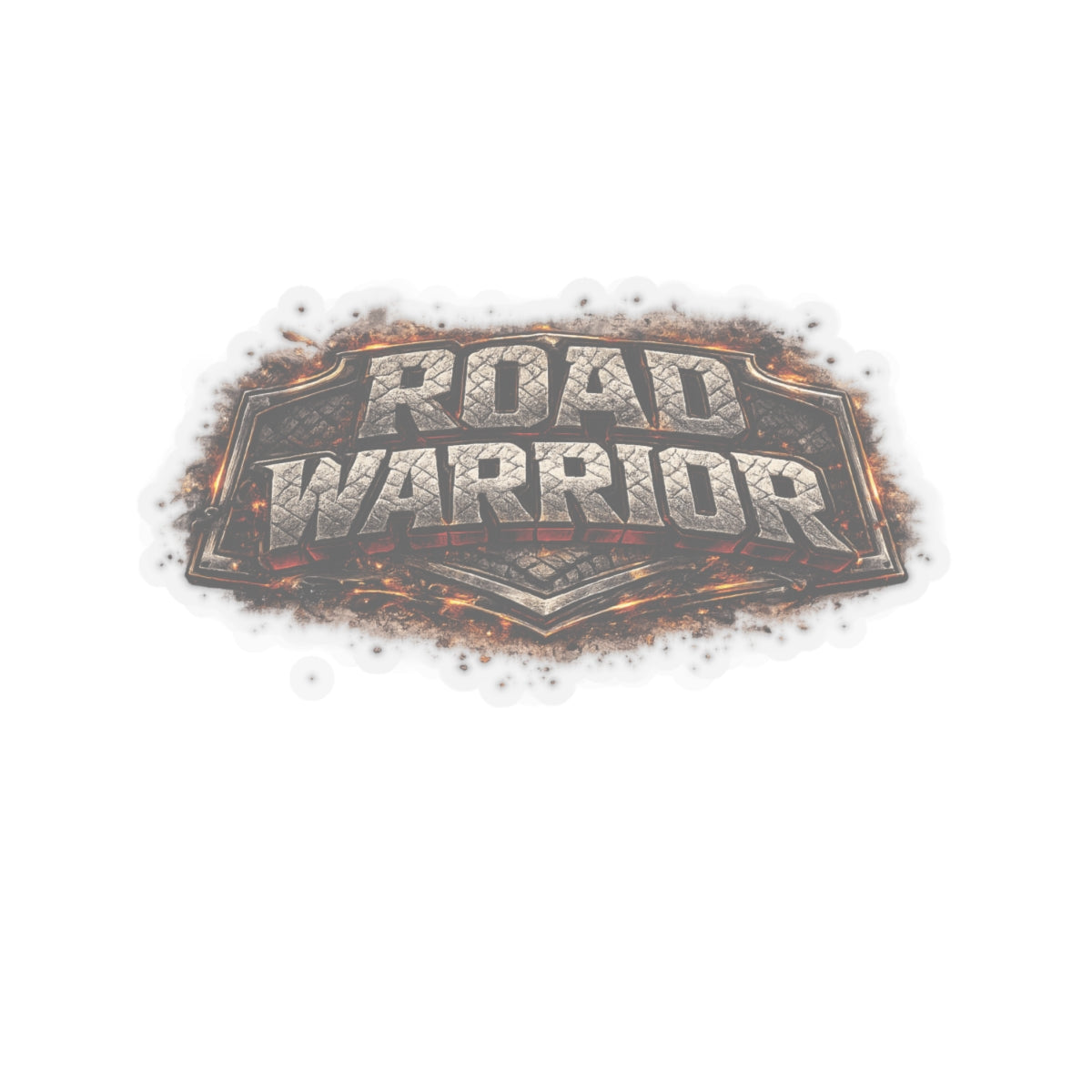 Road Warrior Sticker, Truck Driver Hardhat Stickers