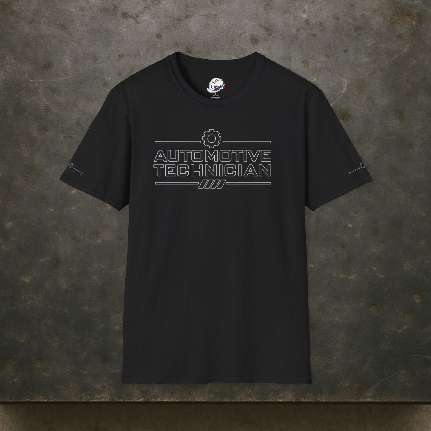 Industrial Badge Automotive Technician T-Shirt, Auto Mechanic T-Shirt