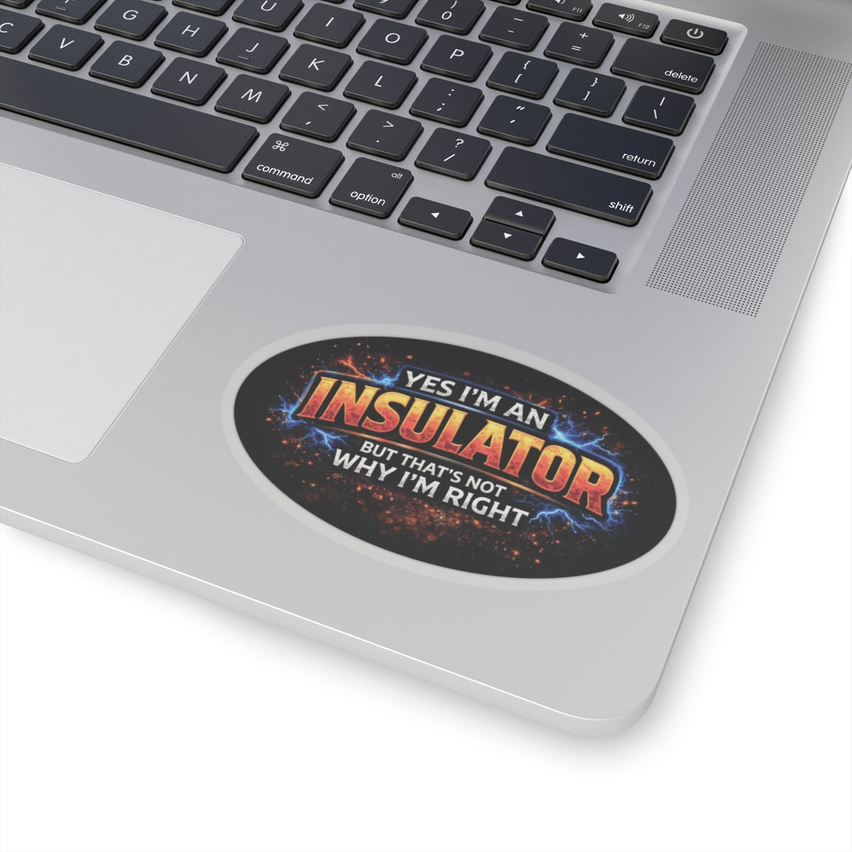 Yes I’m an Insulator But That’s Not Why I’m Right Sticker, Insulator Hardhat Stickers