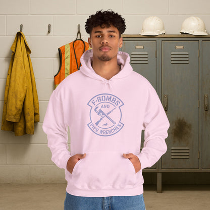 'F-Bombs and Pipe Wrenches' Hoodie, Motivational Sweater