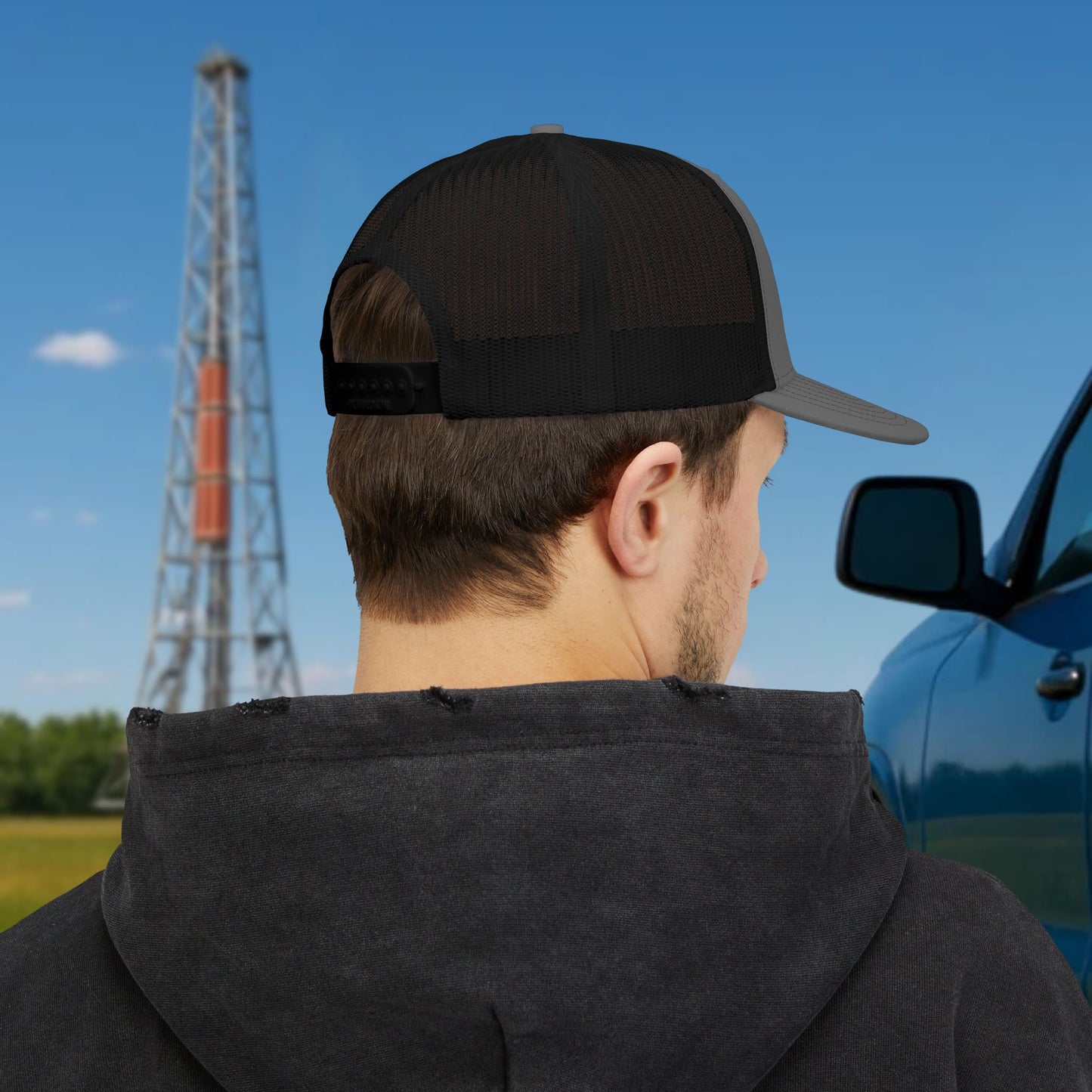 Oil Skeleton Work Hat, Oilfield All-Roles Cap
