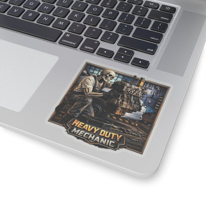 Heavy Duty Mechanic Sticker, Heavy Duty Mechanic Hardhat Stickers