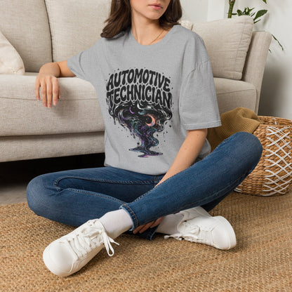 Automotive Technician T-Shirt, Mechanic Cosmic T-Shirt