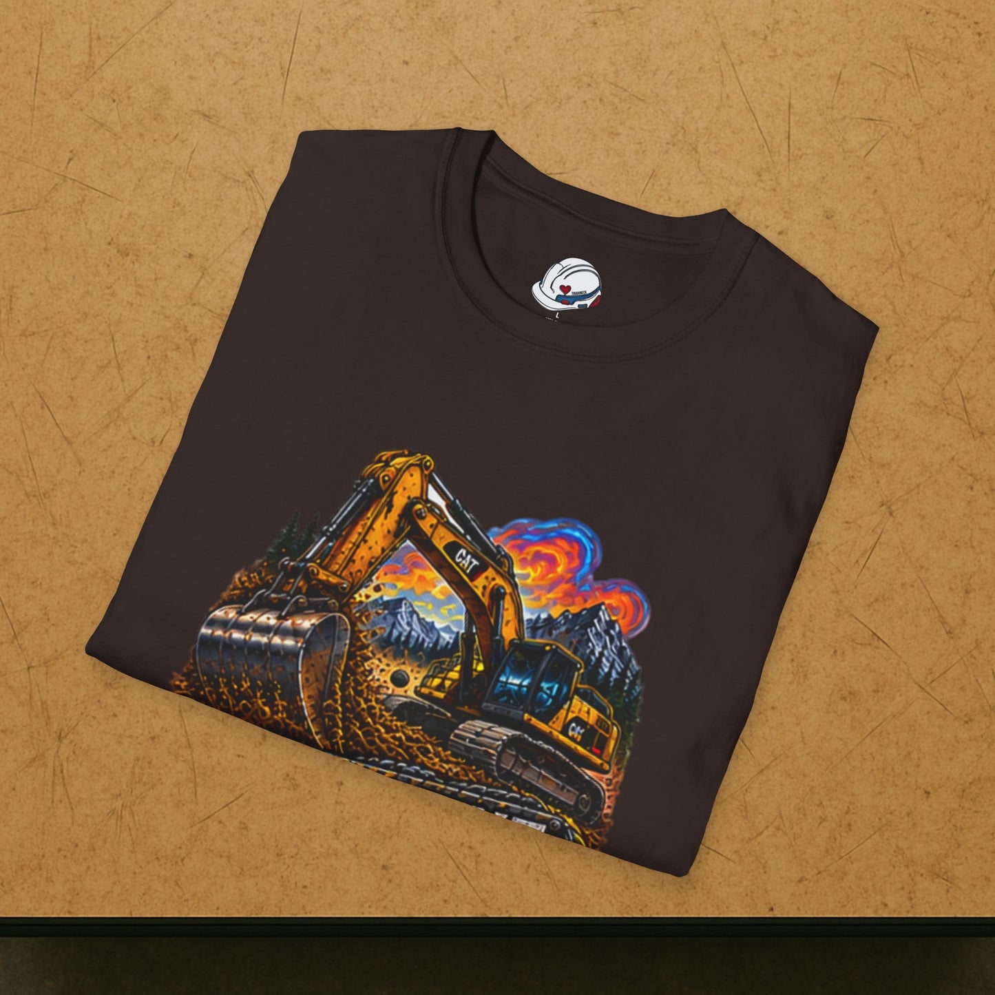 Equipment Operator Excavator T-Shirt, Heavy Equipment Operator Work Shirt
