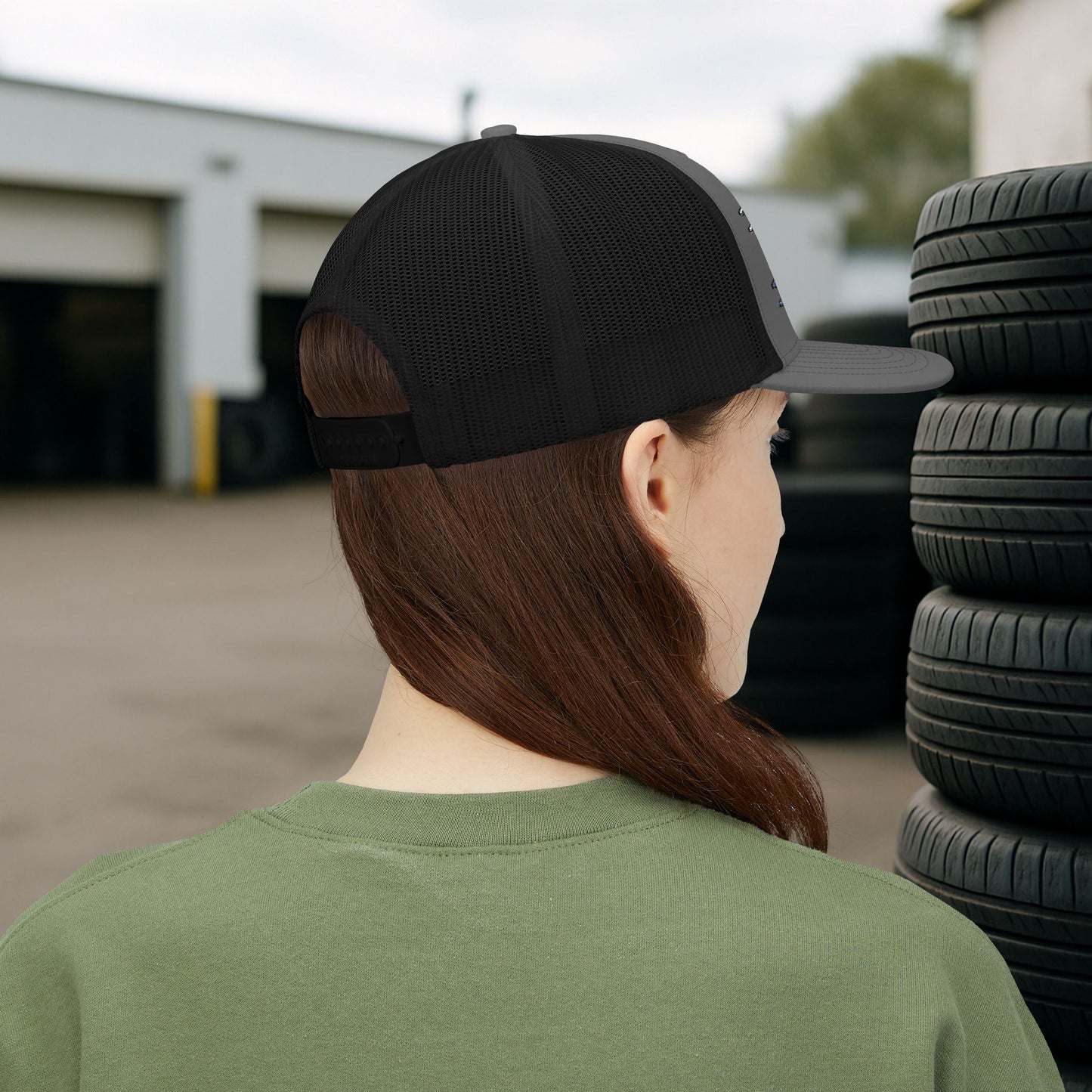 “My Boyfriend Builds Shit” Wife Hat, Trades Spouse Embroidered Cap