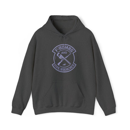 'F-Bombs and Pipe Wrenches' Hoodie, Motivational Sweater