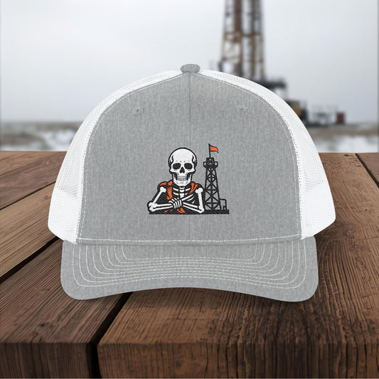 Oil Skeleton Work Hat, Oilfield All-Roles Cap