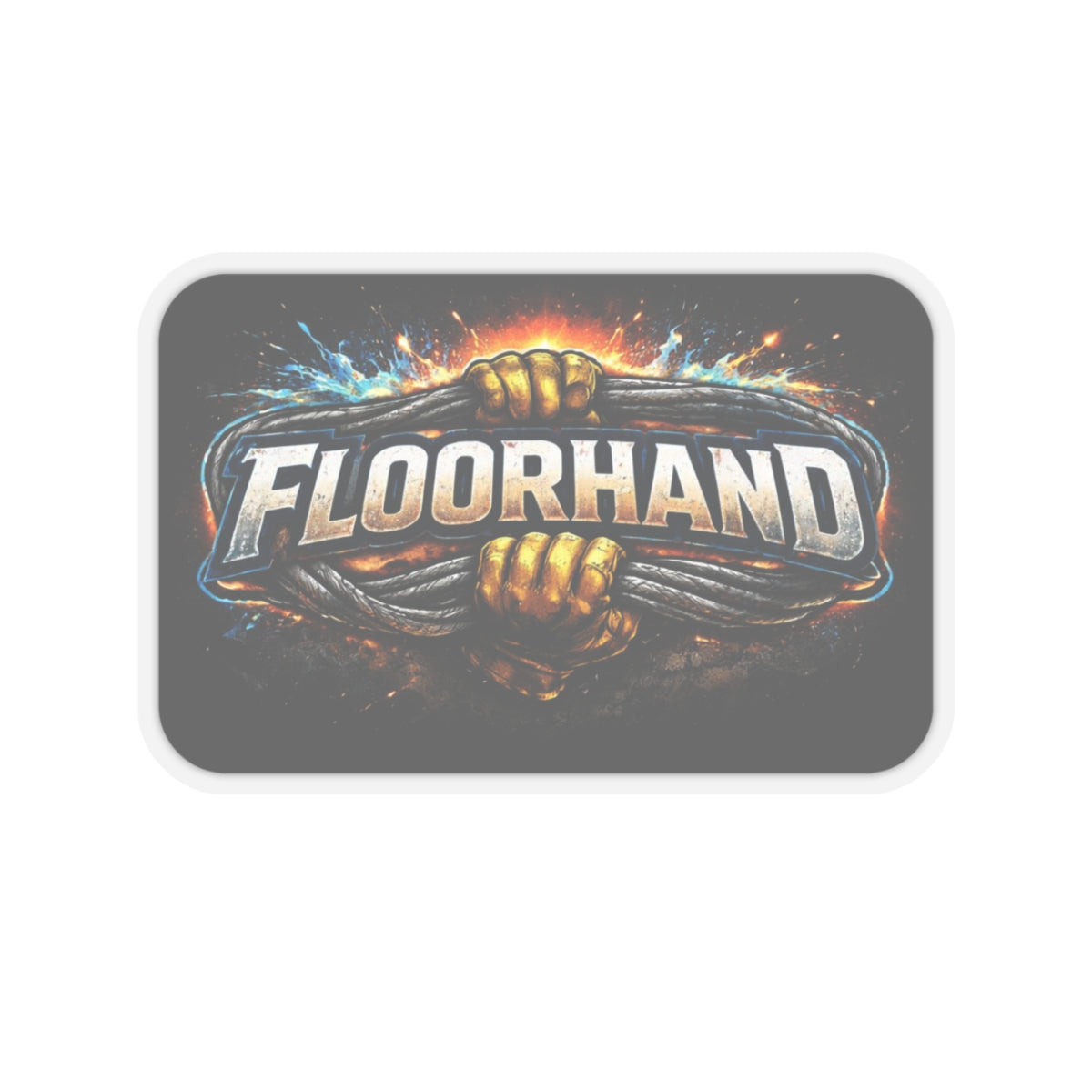 Floorhand Sticker, Floor Hand Hardhat Stickers