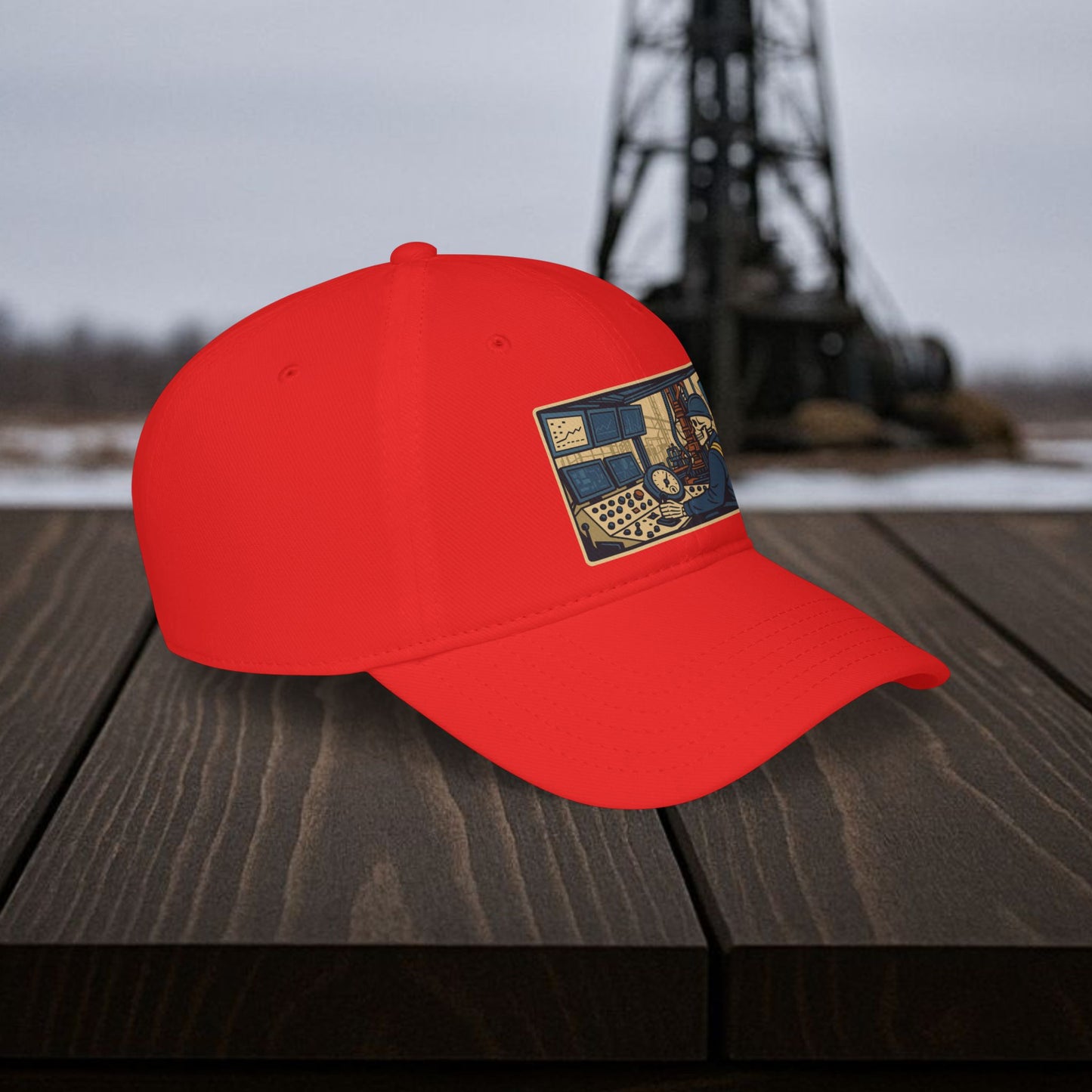 Driller Gauge Panel hat, Driller Skeleton cap